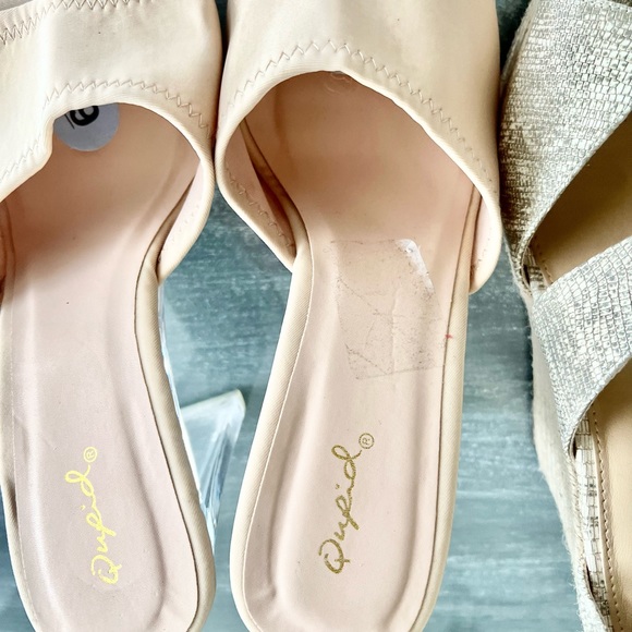 Beautiful ladies shoes. Michael Kors 8.5 size and qupid 9. - Picture 3 of 4